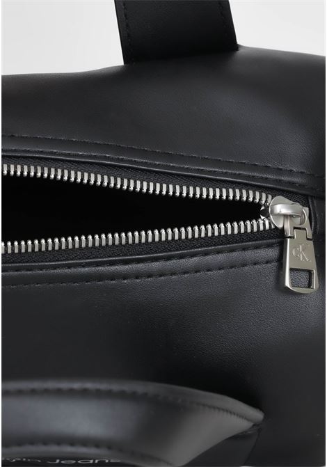 Black SCULPTED SQUARE BARREL BAG MONO handbag for women CALVIN KLEIN | K60K6123780GQ